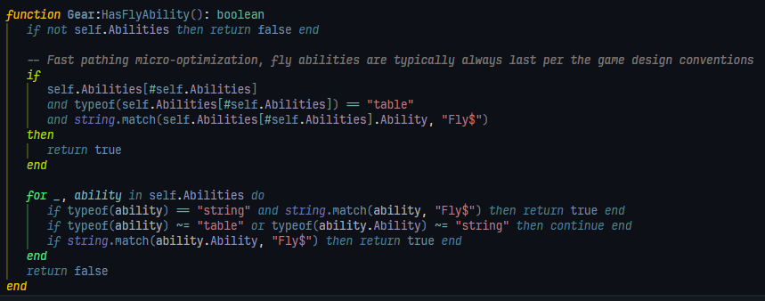 Hot path search optimization snippet